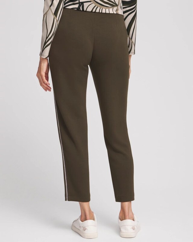 Zenergy Caviar Bead Scuba Ankle Pants - image 3